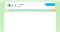 Desktop Screenshot of cvderm.com